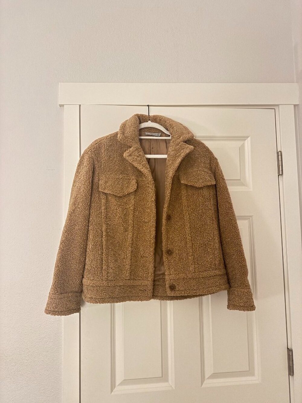 Vince Faux Shearling Trucker Jacket